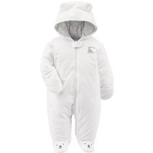 NEW Simple Joys by Carter's Baby Fleece Footed Jumpsuit Pram 6-9M